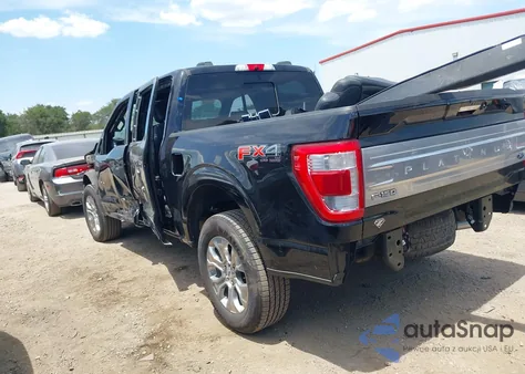 2021 Ford F-150 Platinum z USA, uszkodzony, nr VIN 1FTFW1ED9MFB13202